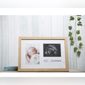 Kate & Milo Rustic Bracelet & Sonogram Frame
